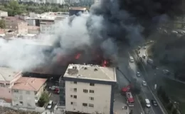 Ataşehir’de Korkutan Yangın