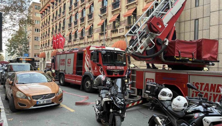 Şişli’de Isı Yalıtımı Yangını Paniğe Neden Oldu!