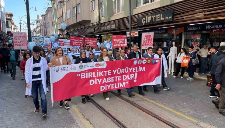 Diyabet Farkındalığı İçin Bursa’da Yürüyüş