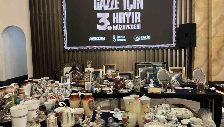 Fatih Belediyesi’nden Gazze İçin Hayır Müzayedesi