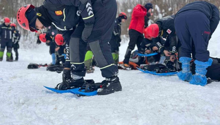 Kocaeli İtfaiyesi’nden Kış Tatbikatı Başarısı!