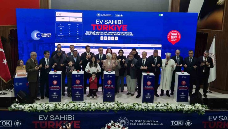 Yüzyılın Projesi: Tekirdağ’da 6.865 Konut Sahibi!