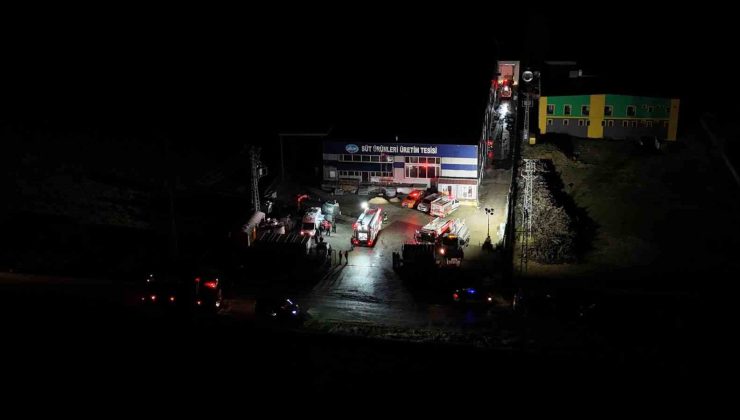 Kırklareli’nde Süt Tesisinde Yangın: Ekipler Müdahale Etti