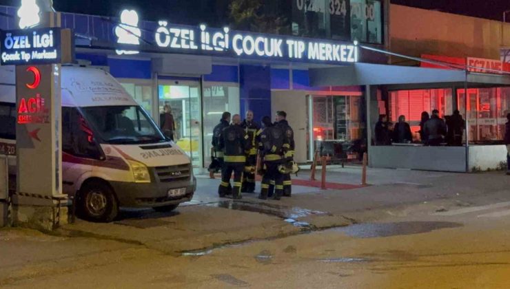 İzmit’te Özel Hastanede Yangın Paniği!