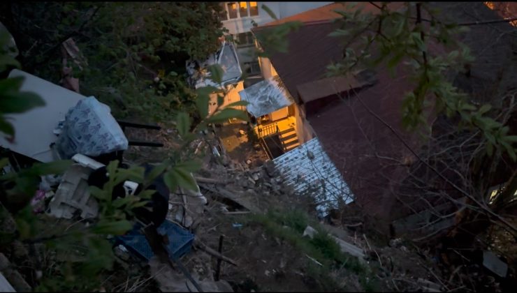 Sarıyer’de Toprak Kayması: Evler Riskte!