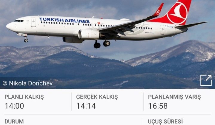 THY Uçağı 55 Gün Sonra Tahran’dan İstanbullere Döndü