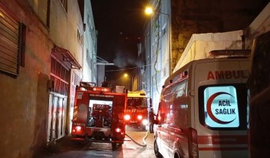Osmangazi’de Tekstil Atölyesinde Yangın Paniği!