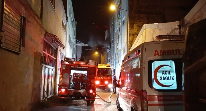 Osmangazi’de Tekstil Atölyesinde Yangın Paniği!