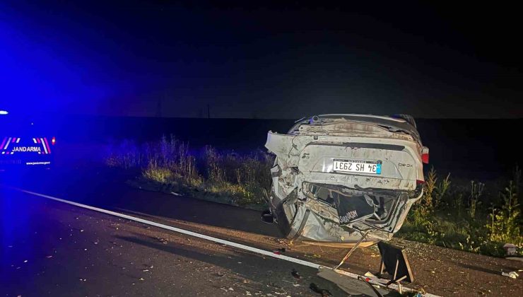 Çorlu’da SUV Araç Takla Attı: 2 Yaralı!