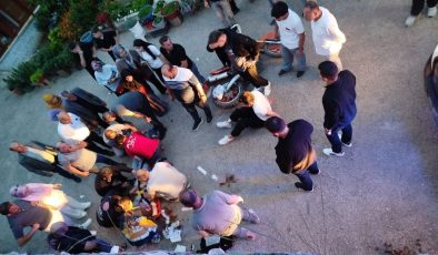 Motosiklet kazası güvenlik kamerasında dehşet anları!