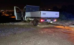 İnegöl’de Kamyonet Şarampole Uçtu, Sürücü Gözaltında!