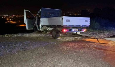 İnegöl’de Kamyonet Şarampole Uçtu, Sürücü Gözaltında!