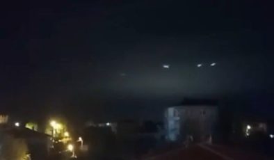 Kocaali’de Gece Gökyüzünde Gizemli Işıklar!
