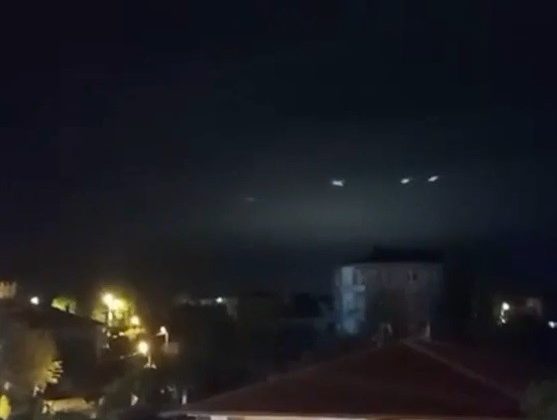 Kocaali’de Gece Gökyüzünde Gizemli Işıklar!